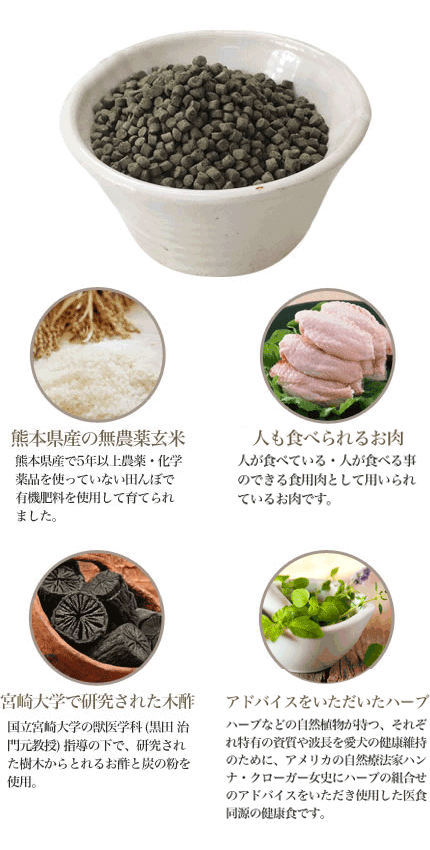 ビッグウッド ちび華 5kg (2.5kg×2）｜国産無添加ドッグフードは